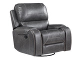 Keily Manual Swivel Glider Recliner, Grey - KE800CG