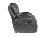 Keily Manual Swivel Glider Recliner, Grey - KE800CG