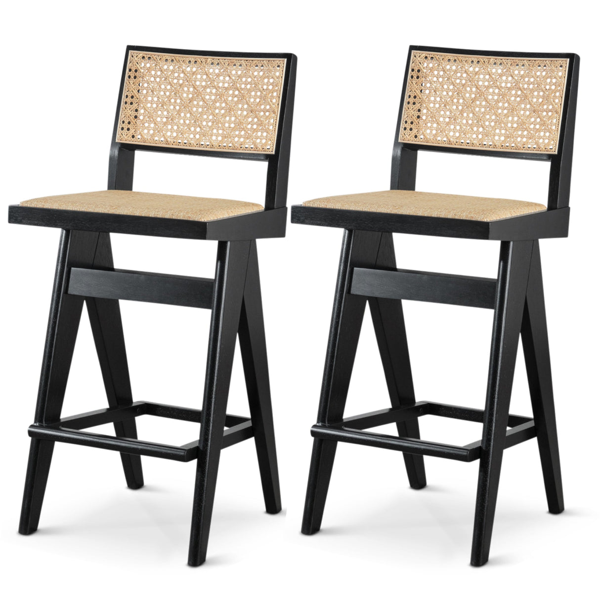 Keira Rattan Bar Stool (Set of 2) - STL00801102