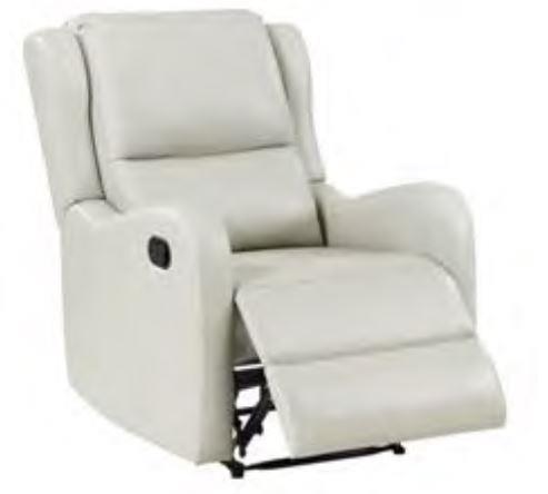 Kelsey Upholstered Recliner Chair Ivory from Coaster - Luna Furniture