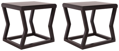 Kelton 2 End Tables in Espresso from Ashley - Luna Furniture