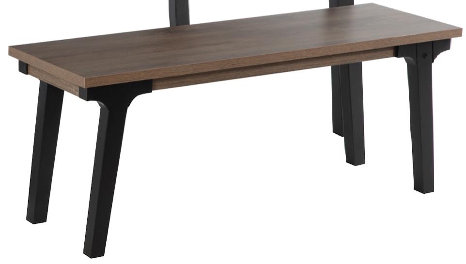 Kennedy Bench (L.Walnut) 1 Piece - 20-KEN-BENCH