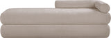 Kennedy Chenille Fabric Bench in Beige from Meridian - Luna Furniture