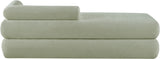 Kennedy Chenille Fabric Bench in Mint from Meridian - Luna Furniture