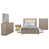 Kenora Barley Brown 5-Piece California King Bedroom Set from Coaster - Luna Furniture