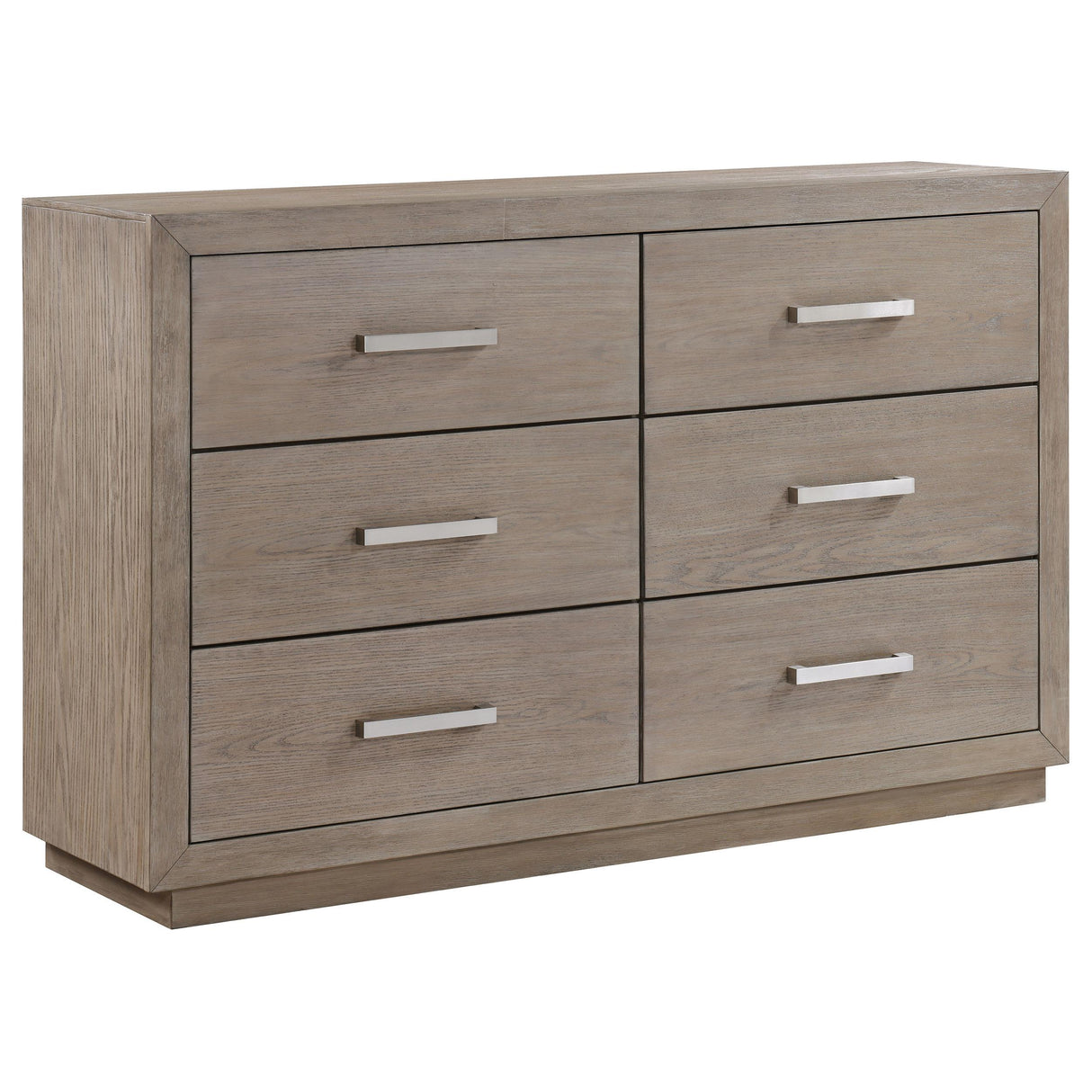 Kenora 6-drawer Dresser Barley Brown from Coaster - Luna Furniture