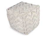 Kenzari Handwoven Pouf from Steve Silver - Luna Furniture