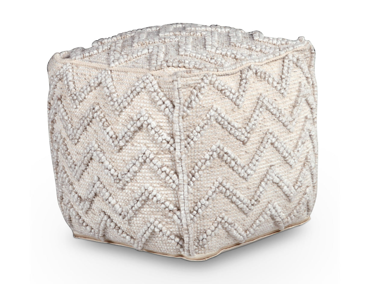 Kenzari Handwoven Pouf from Steve Silver - Luna Furniture