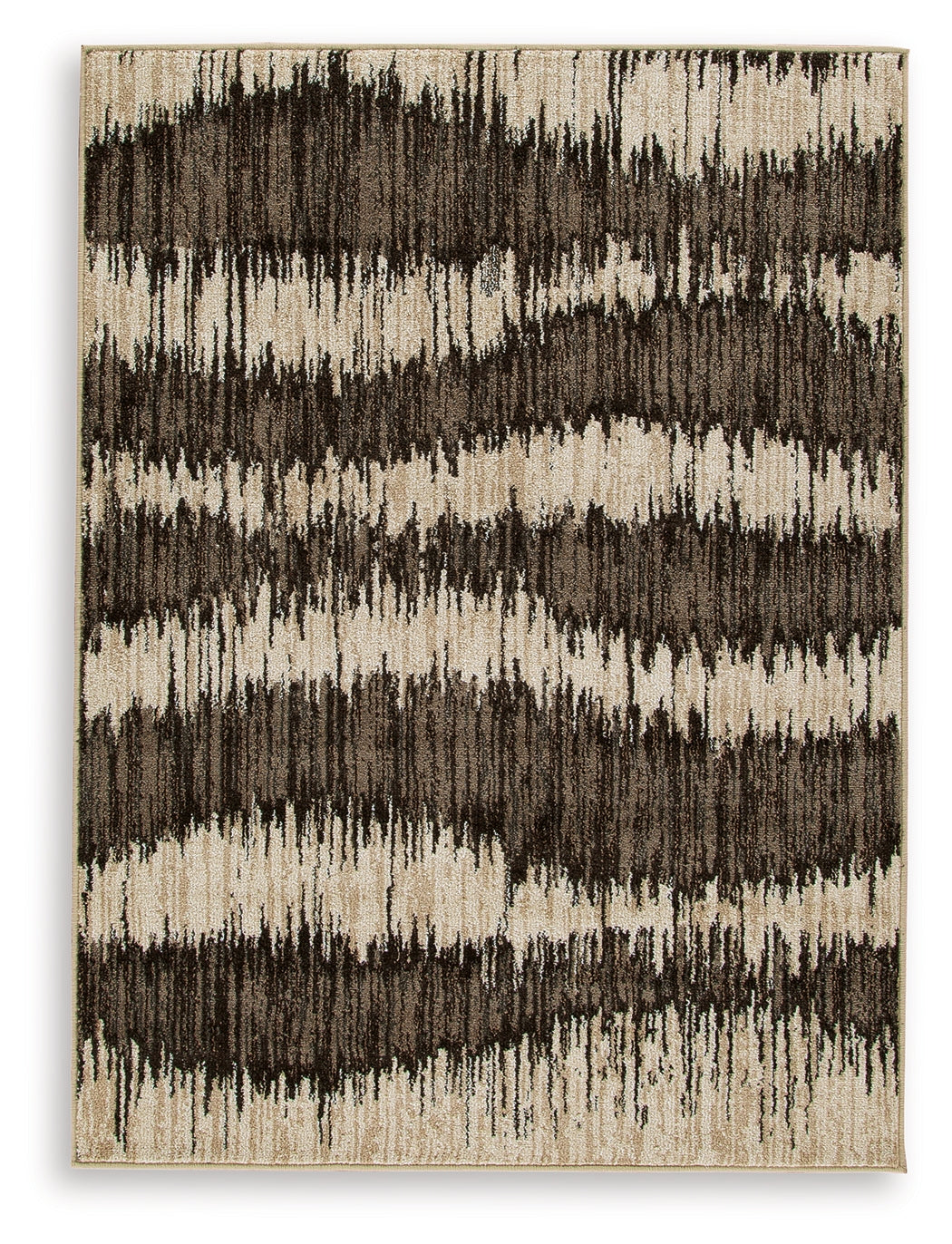 Keradon Cream/Brown Large Rug from Ashley - Luna Furniture