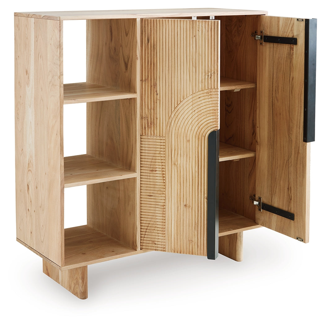 Kierwell Natural Accent Cabinet from Ashley - Luna Furniture