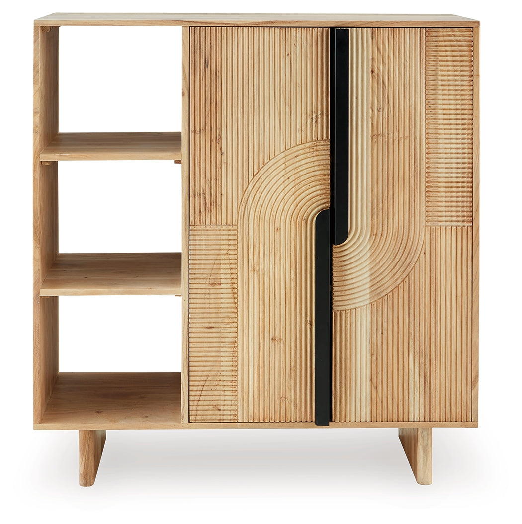 Kierwell Natural Accent Cabinet from Ashley - Luna Furniture