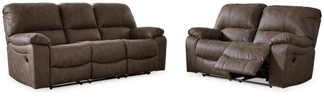 Kilmartin Sofa and Loveseat in Chocolate - PKG015105