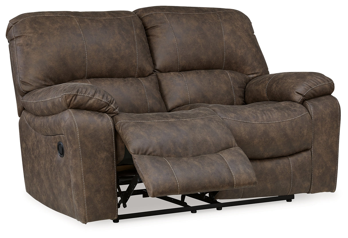 Kilmartin Sofa, Loveseat and Recliner in Chocolate - PKG015106