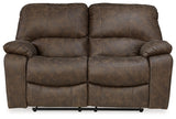 Kilmartin Sofa, Loveseat and Recliner in Chocolate - PKG015106