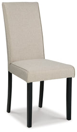 Kimonte 2-Piece Dining Room Chair in Dark Brown/Beige - PKG010467