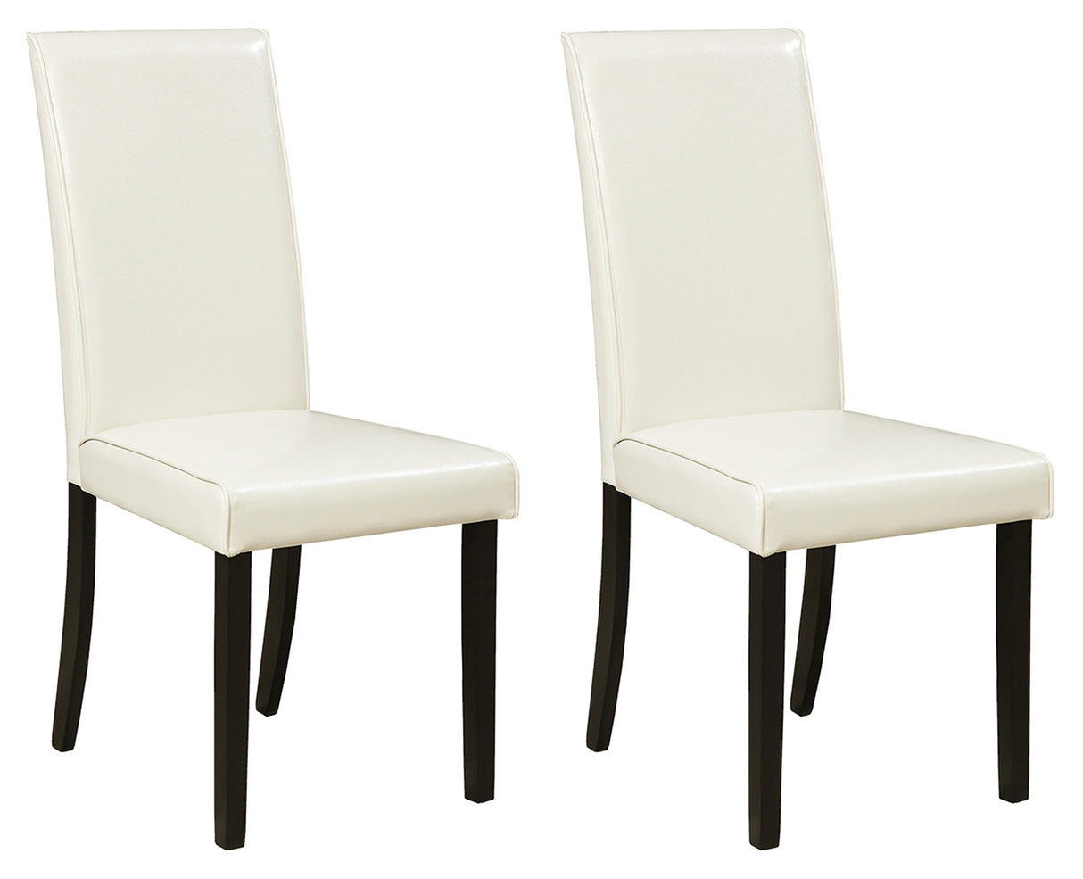 Kimonte 2-Piece Dining Room Chair in Ivory from Ashley - Luna Furniture