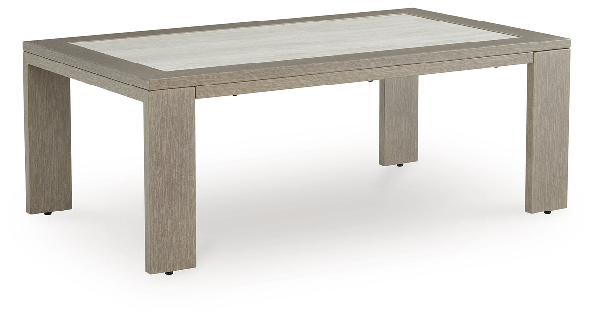 Kimpton Isle Brown Outdoor Coffee Table - P704-701