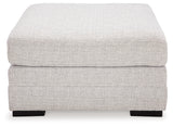 Koralynn 3-Piece Sectional with Ottoman in Stone - PKG015799