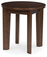 Korestone 2 Dark Brown End Table from Ashley - Luna Furniture