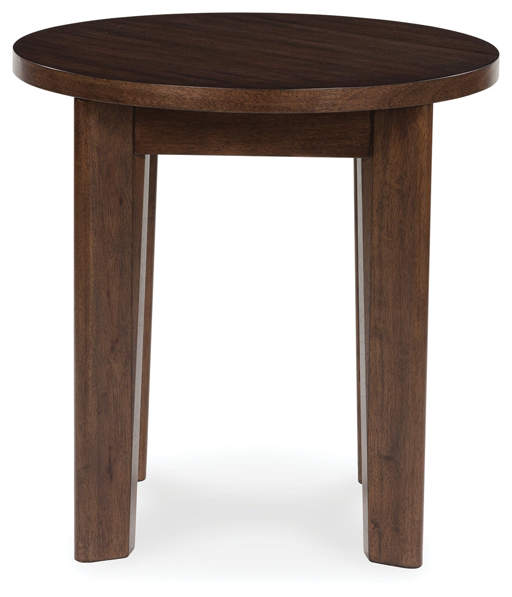 Korestone 2 Dark Brown End Table from Ashley - Luna Furniture