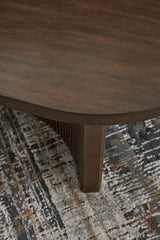 Korestone Coffee Table with 1 End Table in Dark Brown from Ashley - Luna Furniture