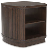 Korestone Dark Brown End Table from Ashley - Luna Furniture