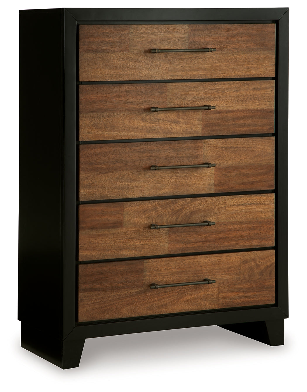 Kraeburn Brown/Black Chest of Drawers - B496-46