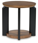 Kraeburn Brown/Black End Table from Ashley - Luna Furniture