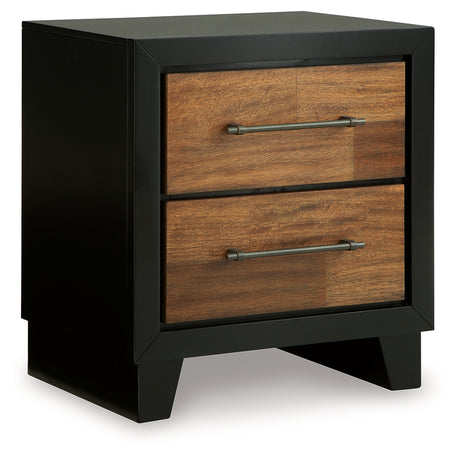 Kraeburn Brown/Black Nightstand - B496-92