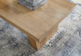 Kristiland Light Brown Coffee Table from Ashley - Luna Furniture