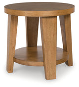 Kristiland Light Brown End Table from Ashley - Luna Furniture