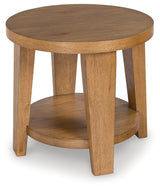 Kristiland Light Brown End Table from Ashley - Luna Furniture