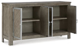 Krystanza Weathered Gray Dining Server from Ashley - Luna Furniture