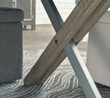 Krystanza Weathered Gray Dining Table from Ashley - Luna Furniture