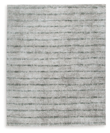 Laddway Cream/Green Large Rug from Ashley - Luna Furniture