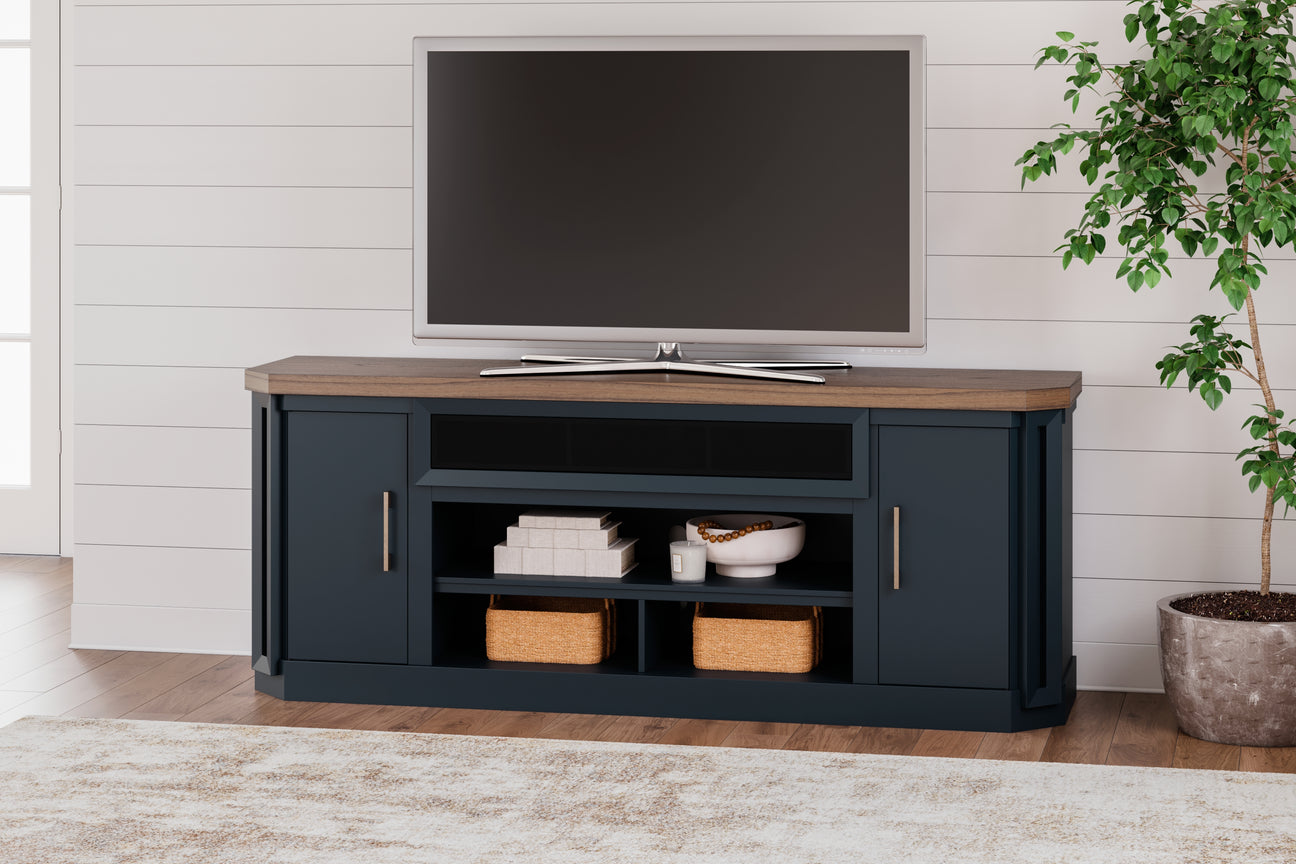 Landocken Two-tone 83" TV Stand - W402-68