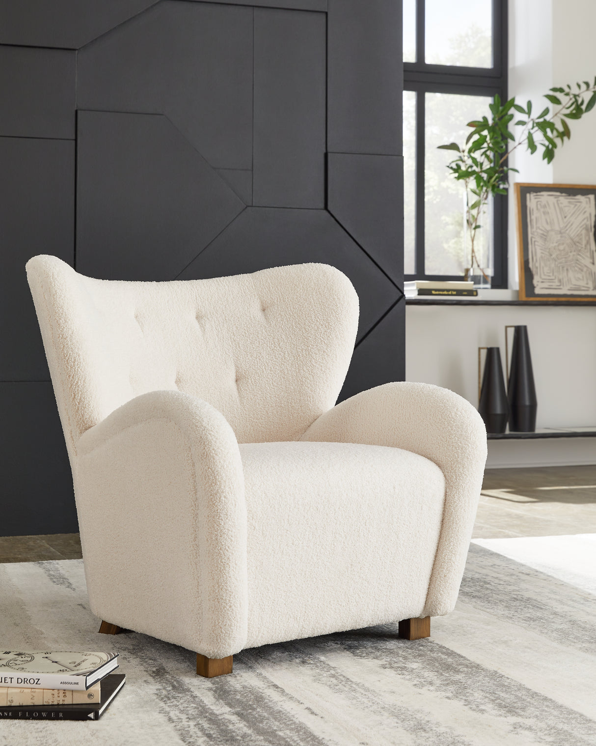 Larbell Ecru Accent Chair - A3000709