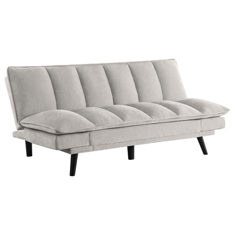 Laredo Upholstered Convertible Sofa Bed Light Grey - 360017