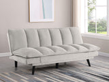 Laredo Upholstered Convertible Sofa Bed Light Grey - 360017