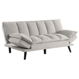 Laredo Upholstered Convertible Sofa Bed Light Grey - 360017