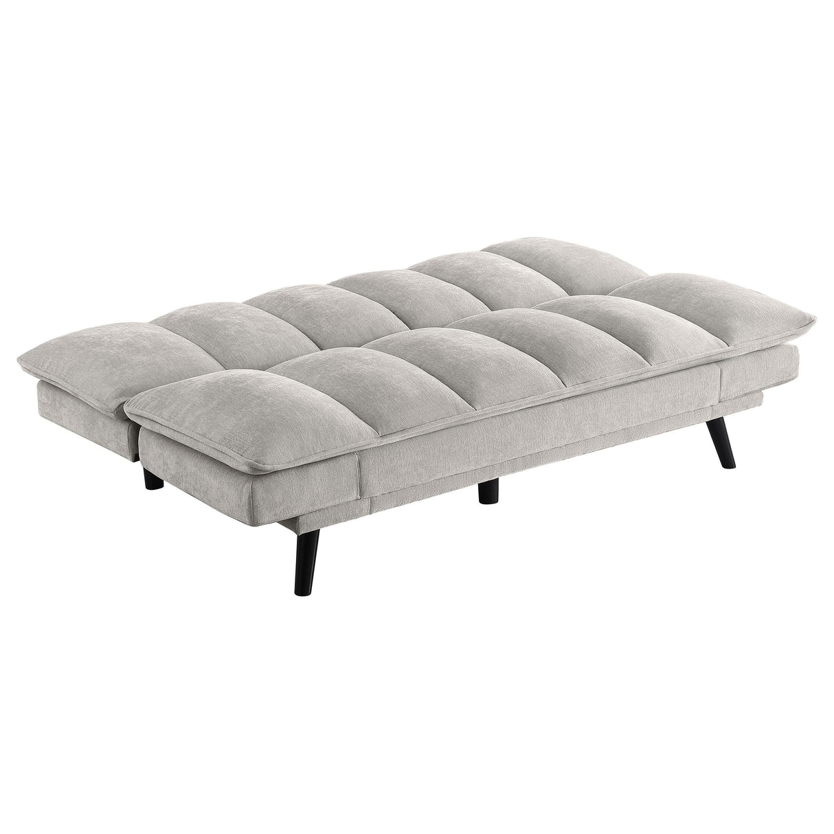 Laredo Upholstered Convertible Sofa Bed Light Grey - 360017