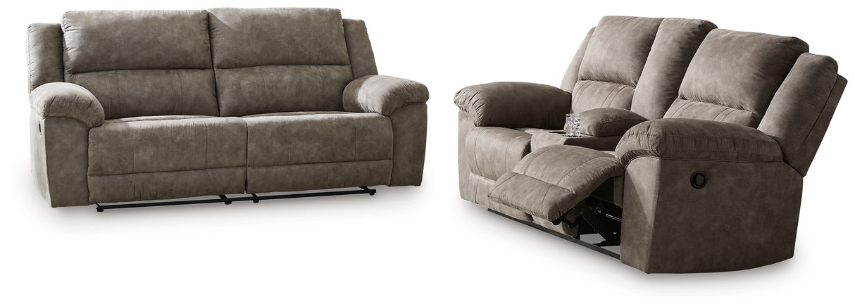 Laresview Sofa and Loveseat in Fossil - PKG020908