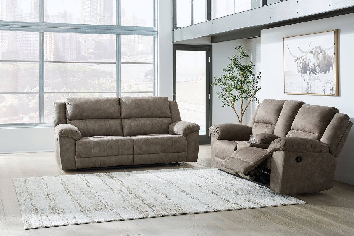 Laresview Sofa and Loveseat in Fossil - PKG020908