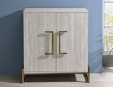 Larkin Faux-Marble Wine Cabinet from Steve Silver - Luna Furniture