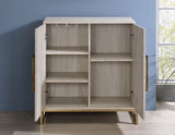 Larkin Faux-Marble Wine Cabinet from Steve Silver - Luna Furniture