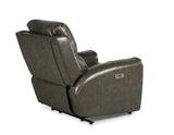 Laurel Dual-Power Leather Recliner, Grey - LL950CG