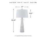 Laurellen 2-Piece Table Lamp Set in White - PKG019354