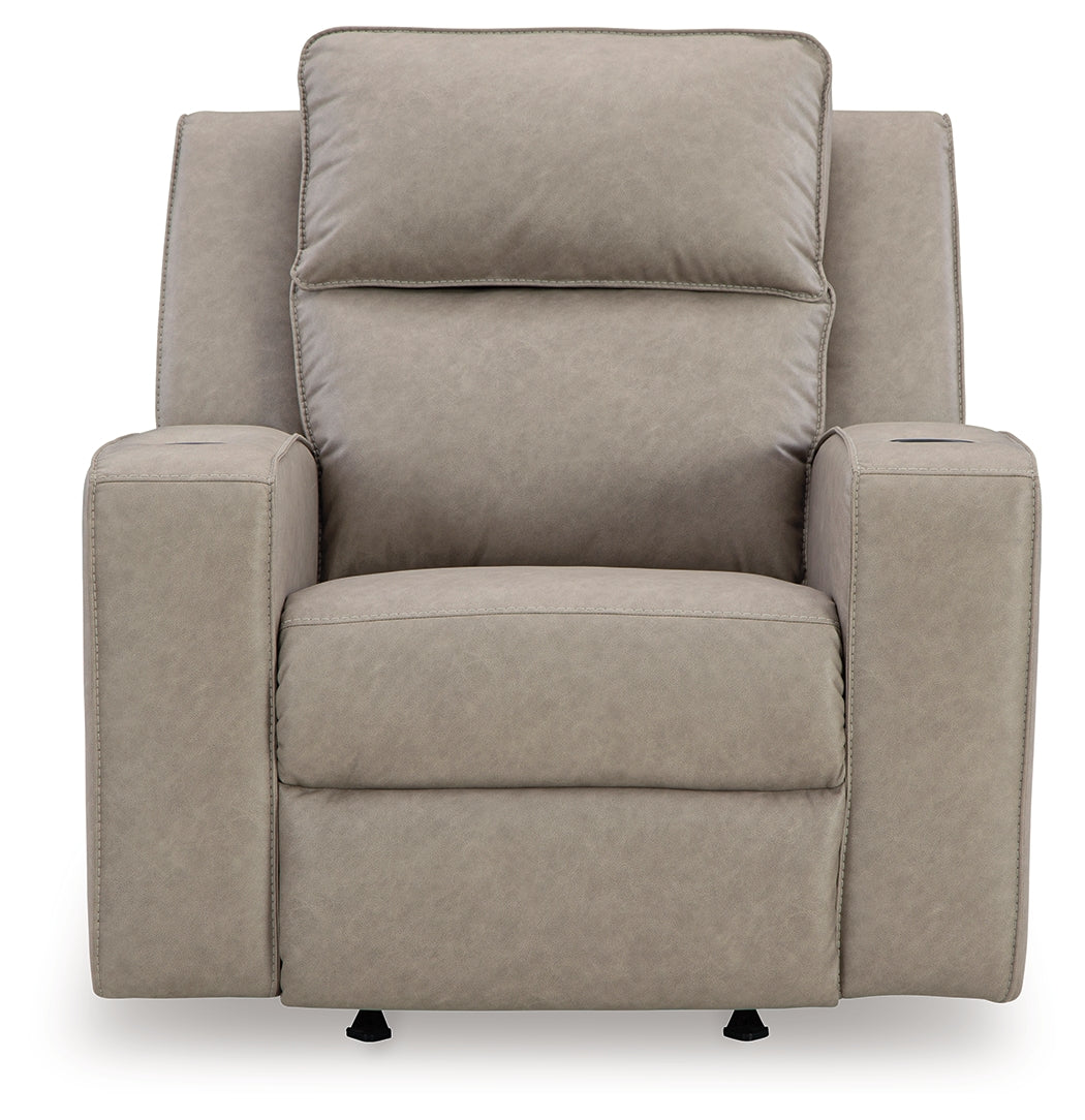 Lavenhorne Sofa, Loveseat and Recliner in Pebble - PKG015547