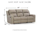 Lavenhorne Sofa, Loveseat and Recliner in Pebble - PKG015547