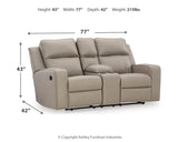 Lavenhorne Sofa, Loveseat and Recliner in Pebble - PKG015547